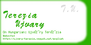 terezia ujvary business card